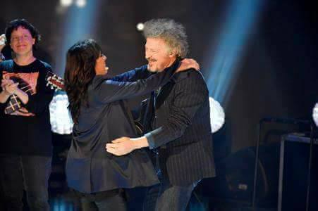 Nena, Wolfgang Niedecken (von BAP) & ich ;-)  bei der TV-Aufzeichnung von "NICHTS VERS&Auml;UMT", der Jubil&auml;umsshow im MEHR!THEATER Hamburg, gesendet am 7.10.2017 im ZDF